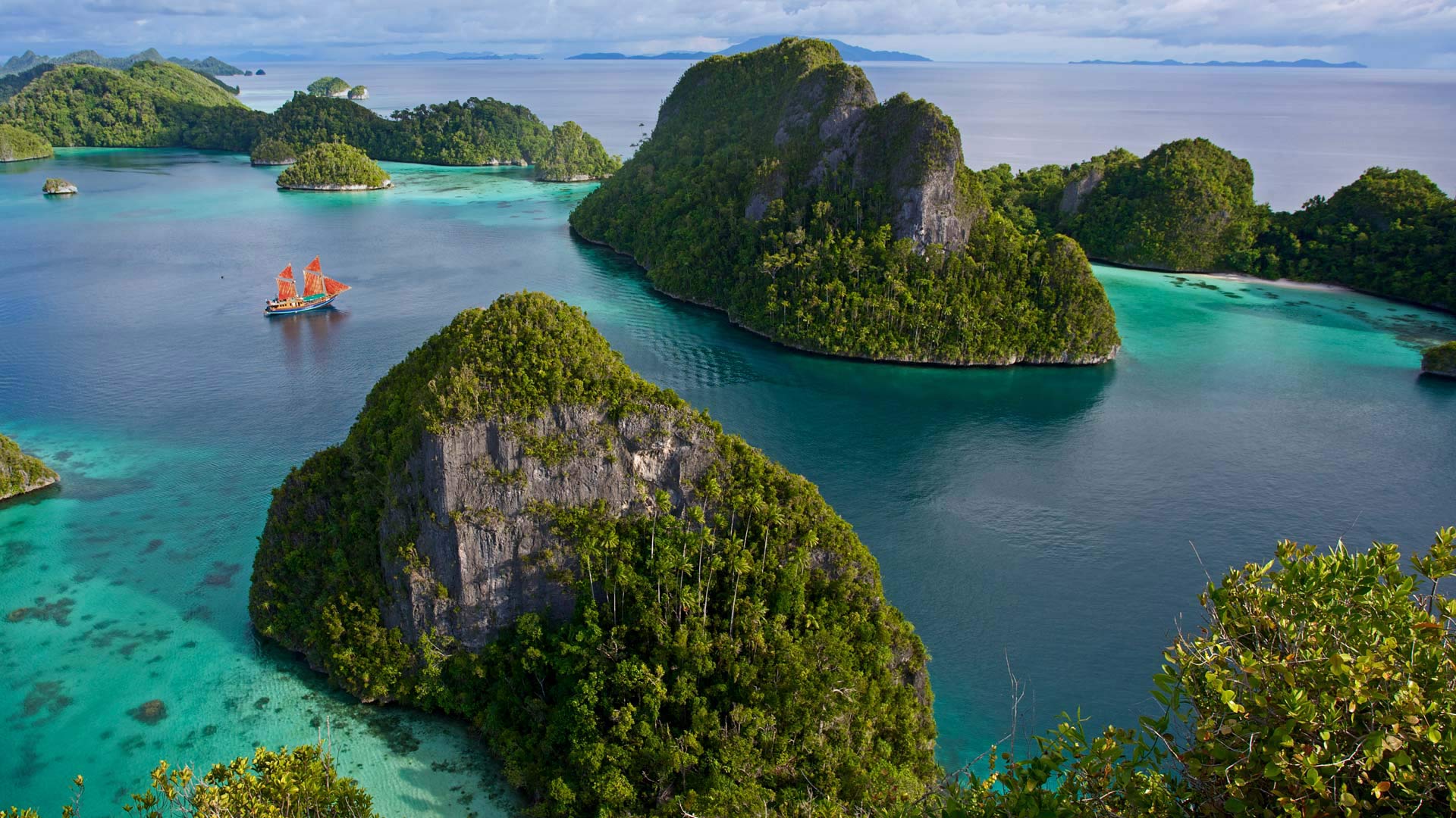 拉贾安帕特群岛的瓦亚格岛，印度尼西亚